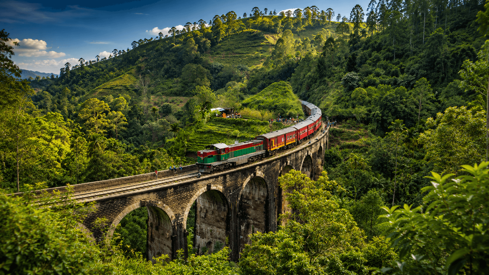 Scenic train journey through Ella — bespoke Sri Lanka holidays and luxury travel