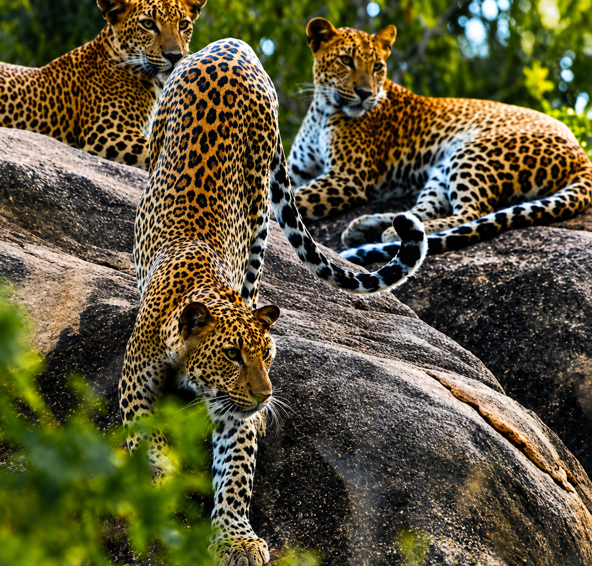 Landscape view of Wilpattu National Park in Sri Lanka